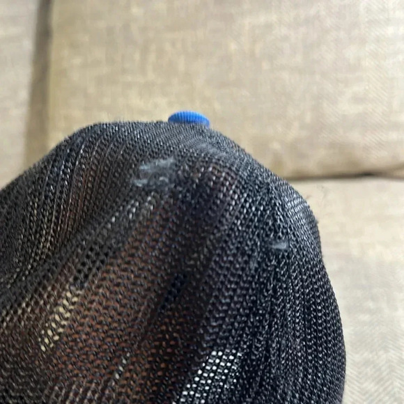 NFL INDIANAPOLIS COLTS FOOTBALL CAP HAT BLK/NAVY REEBOK S/M USED - Picture 7 of 9